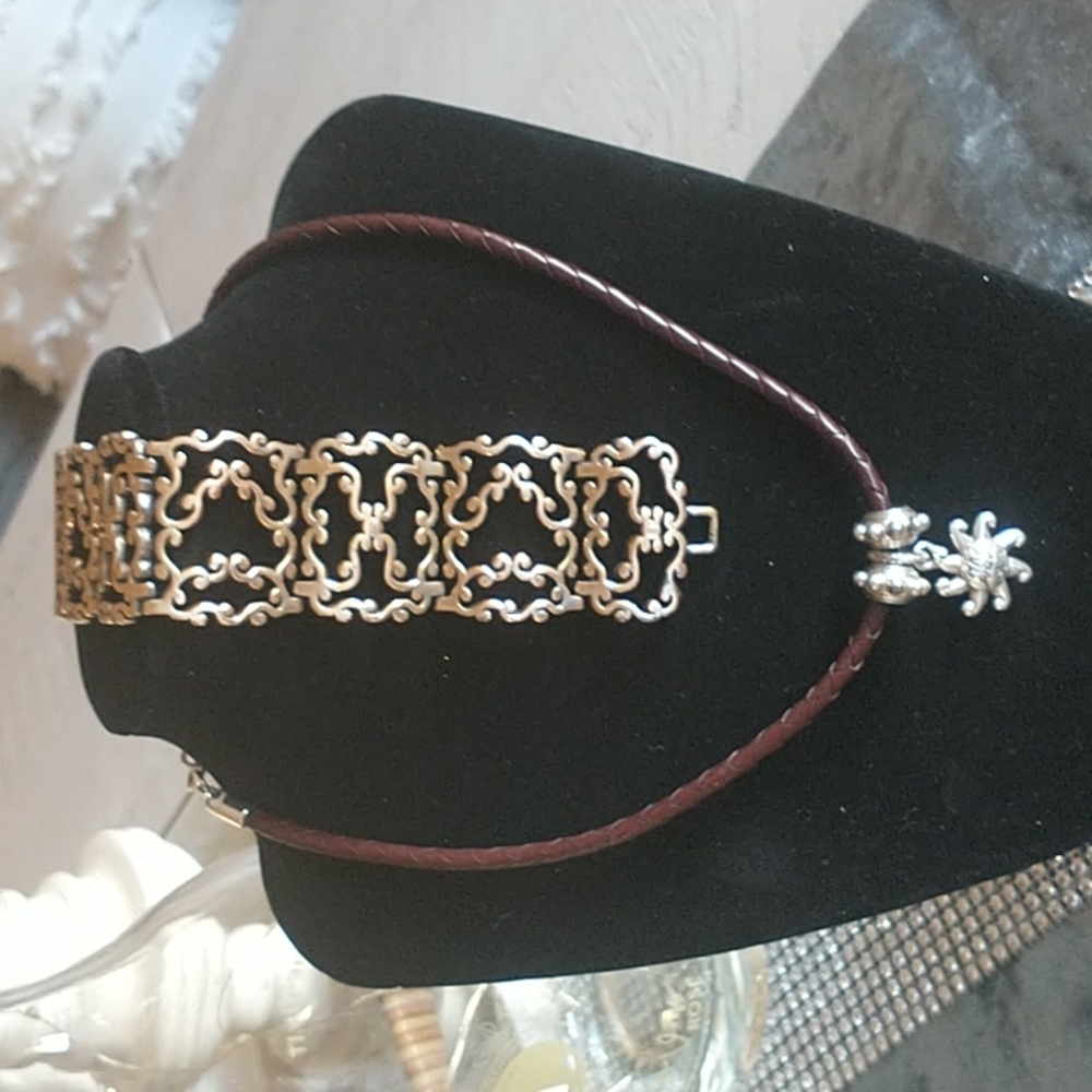 Brighton Arizona Sun Necklace and Scrolled Bracelet Set